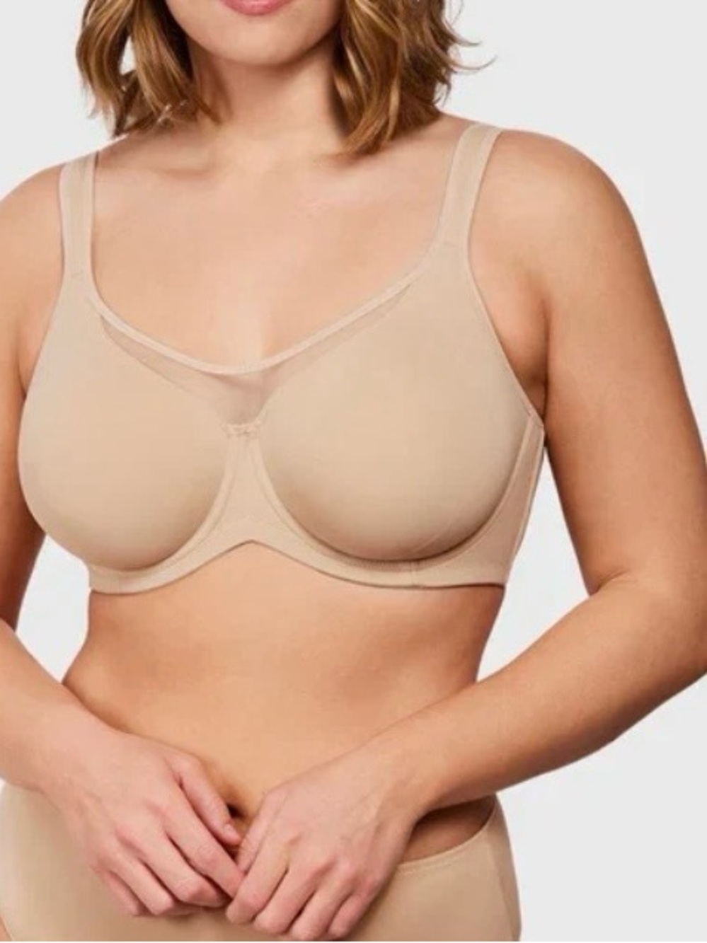 Everyday Comfort Full-Coverage Underwire Bra - Nude
